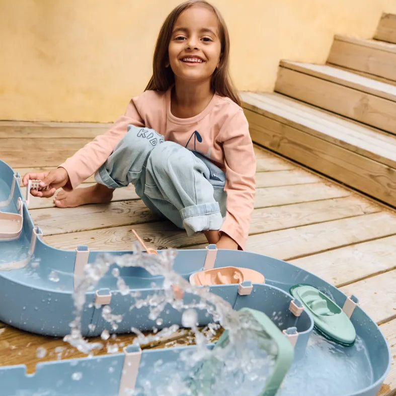 Liewood – Cassian Waterway – Beach Blue / Multi Mix - Mabel & Fox