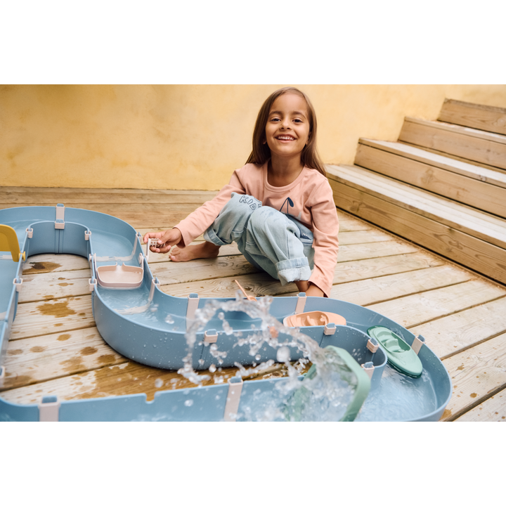 Liewood – Cassian Waterway – Beach Blue / Multi Mix - Mabel & Fox