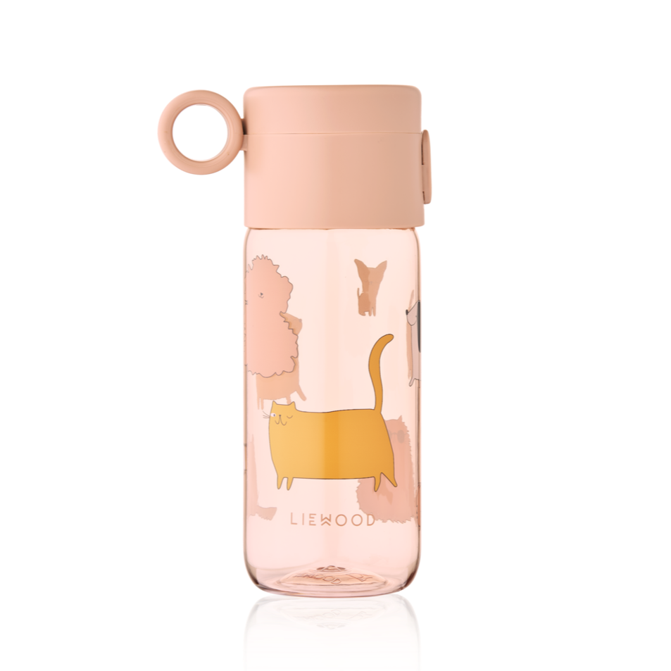 Liewood - Clemence Bottle - Cats & Dogs / Sandy - Mabel & Fox