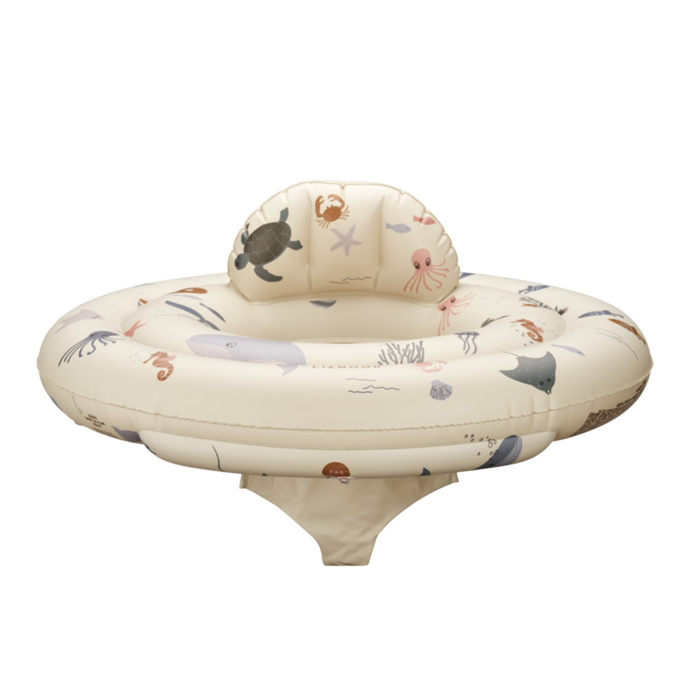 Liewood - Dawn Baby Swim Seat - Sea Creature/Sandy - Mabel & Fox