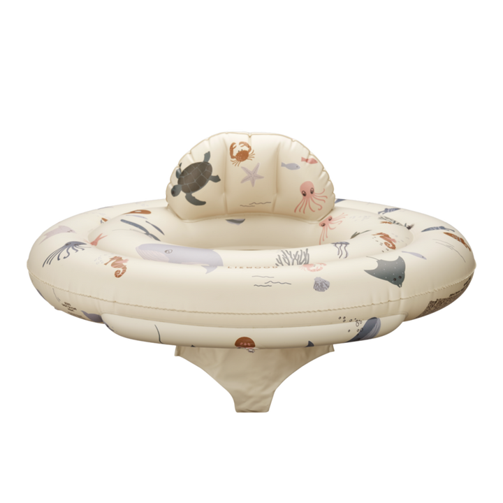 Liewood - Dawn Baby Swim Seat - Sea Creature/Sandy - Mabel & Fox