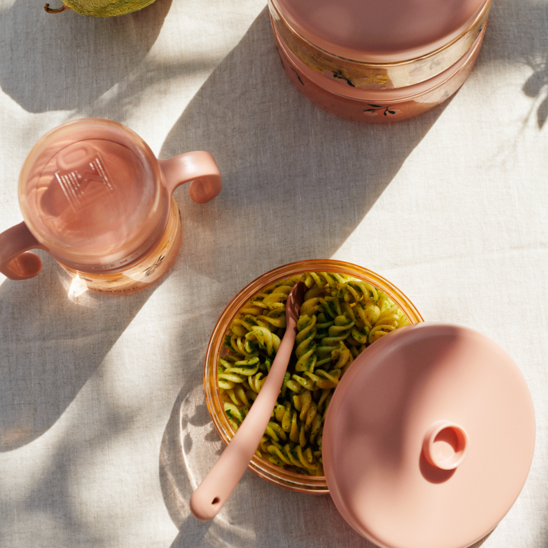 Liewood - Dominique Baby Food Tritan Boxes 500ml - Peach / Sea Shell - Mabel & Fox