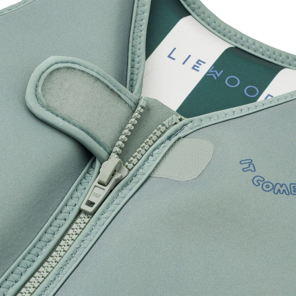 Liewood - Dove Swim Vest - It Comes In Waves/Peppermint - Mabel & Fox