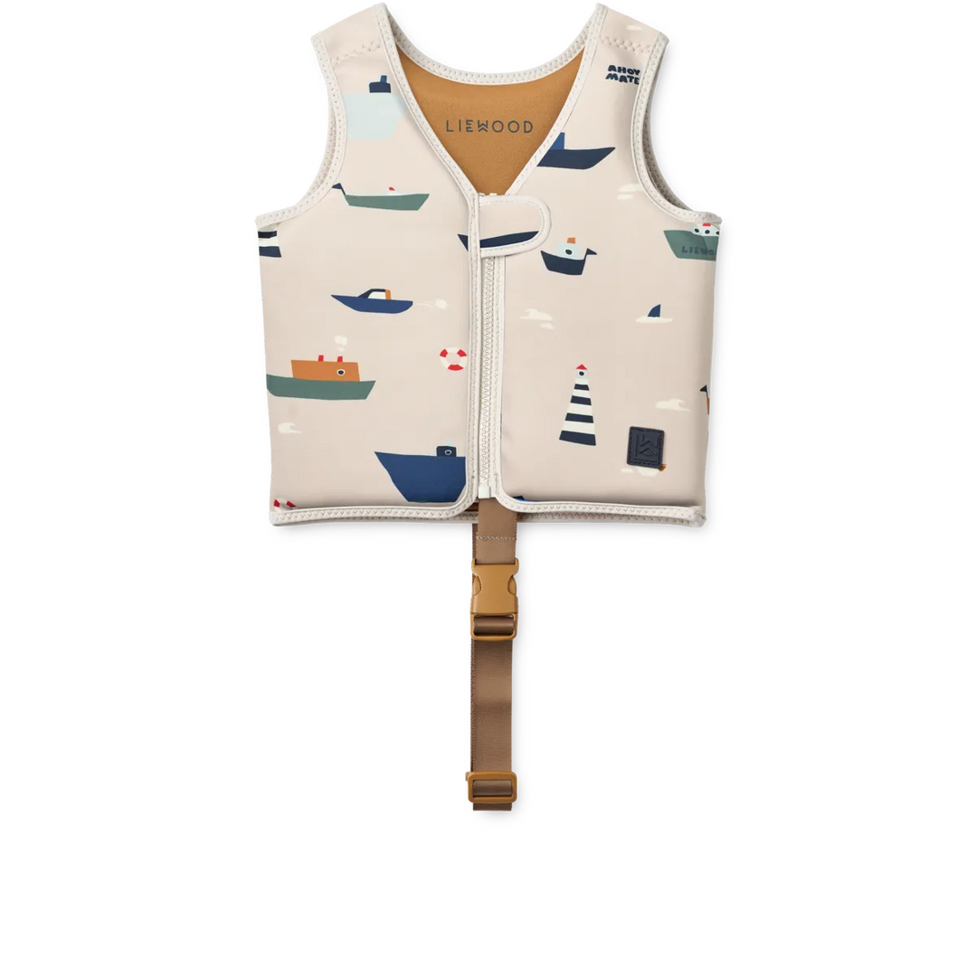 Liewood - Dove Swim Vest - Sailing / Sandy - Mabel & Fox