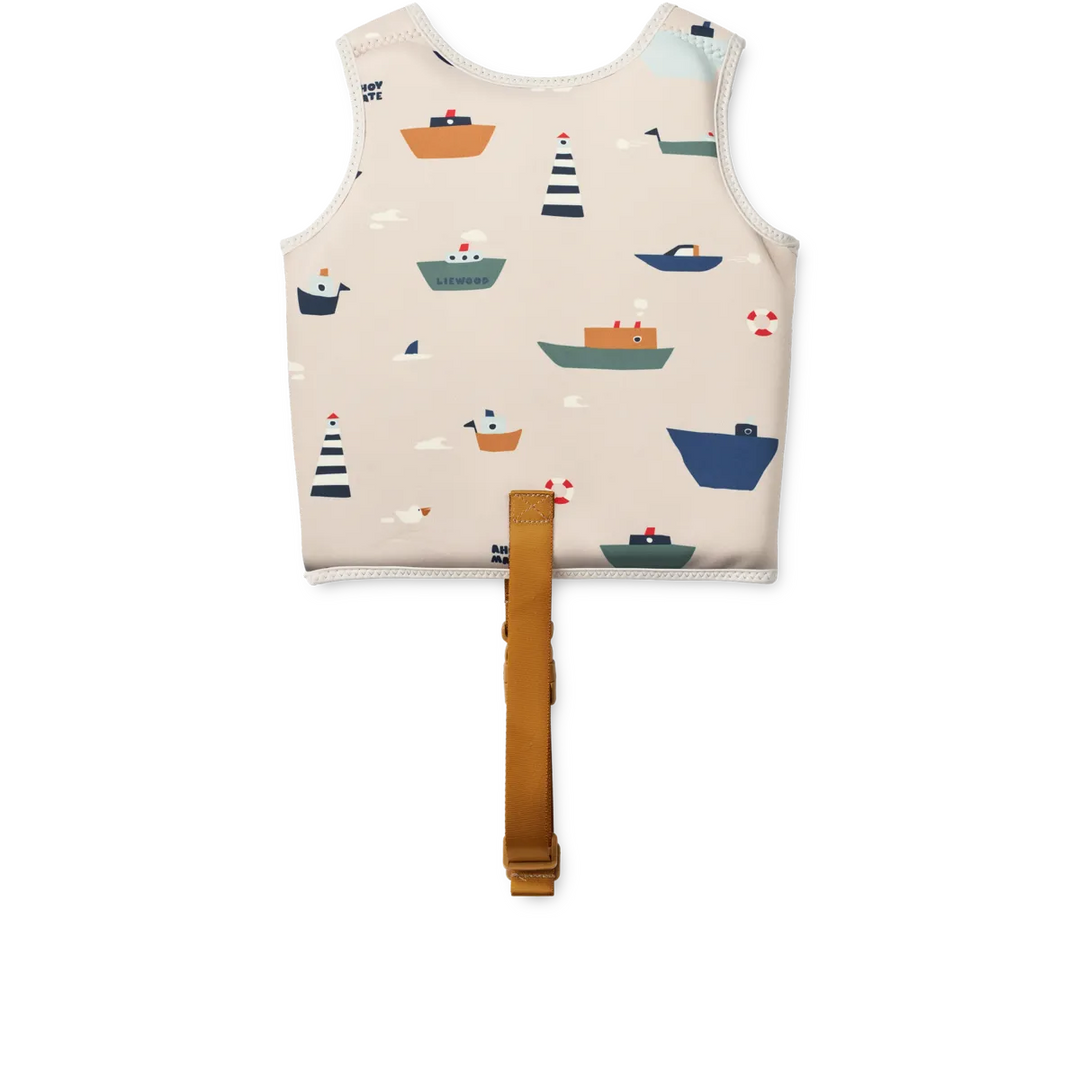 Liewood - Dove Swim Vest - Sailing / Sandy - Mabel & Fox