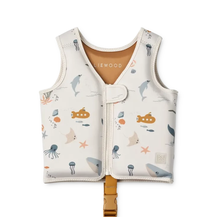 Liewood - Dove Swim Vest - Sea Creature / Sandy - Mabel & Fox