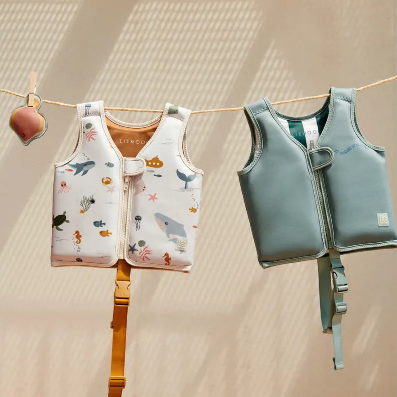 Liewood - Dove Swim Vest - Sea Creature / Sandy - Mabel & Fox
