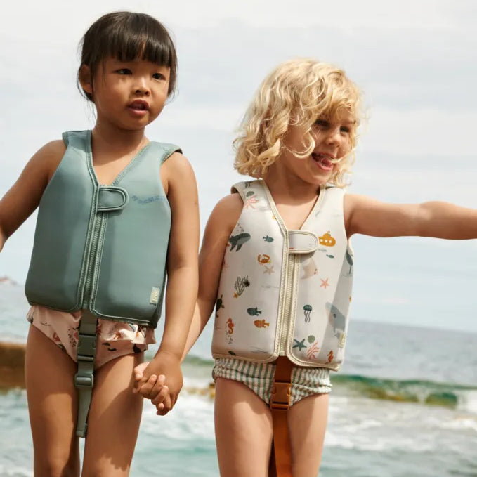 Liewood - Dove Swim Vest - Sea Creature / Sandy - Mabel & Fox