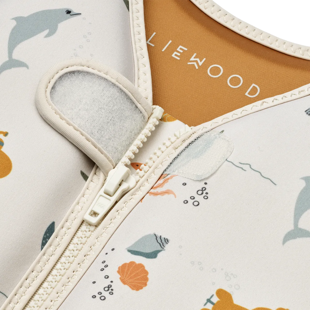 Liewood - Dove Swim Vest - Sea Creature / Sandy - Mabel & Fox