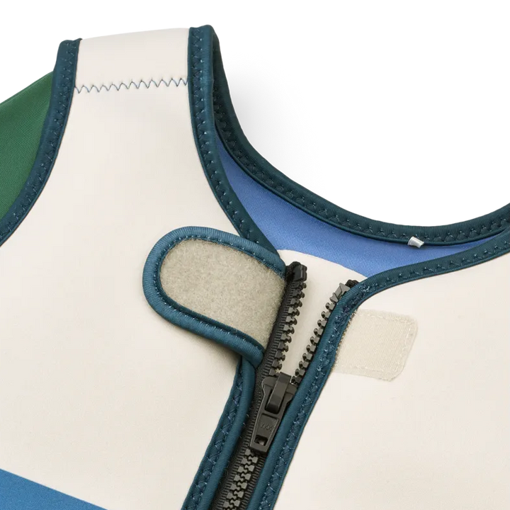Liewood - Dove Swim Vest w Sleeves - Riverside Multi Mix - Mabel & Fox