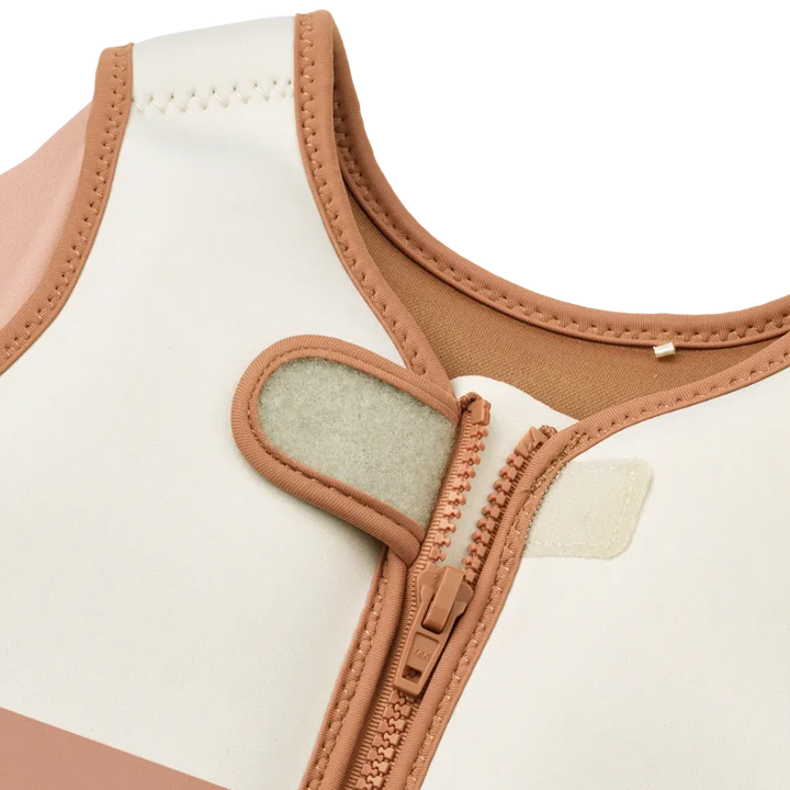 Liewood - Dove Swim Vest w Sleeves - Tuscany Rose Multi Mix - Mabel & Fox