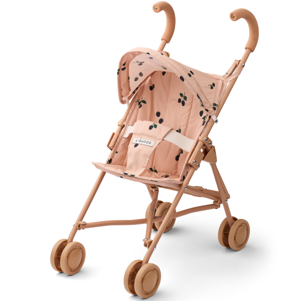 Liewood - Elsie Doll Stroller - Berry / Pale Tuscany - Mabel & Fox