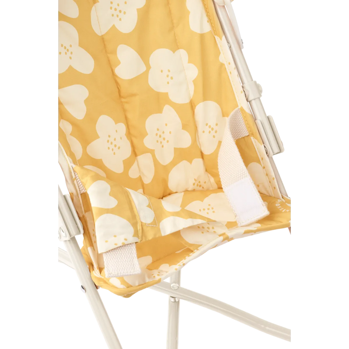 Liewood - Elsie Doll Stroller - Flower / Lemon Yellow - Mabel & Fox