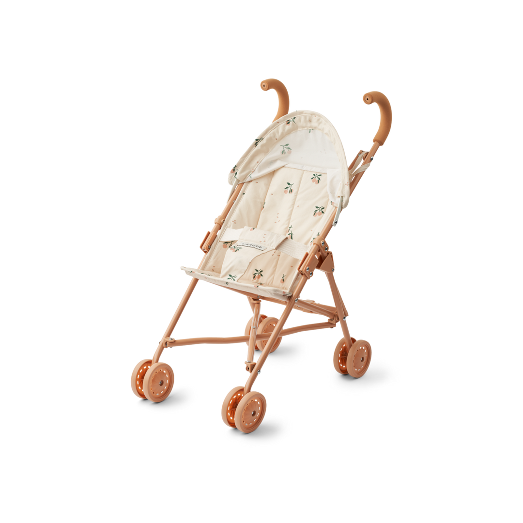 Liewood - Elsie Doll Stroller - Peach / Sea Shell - Mabel & Fox