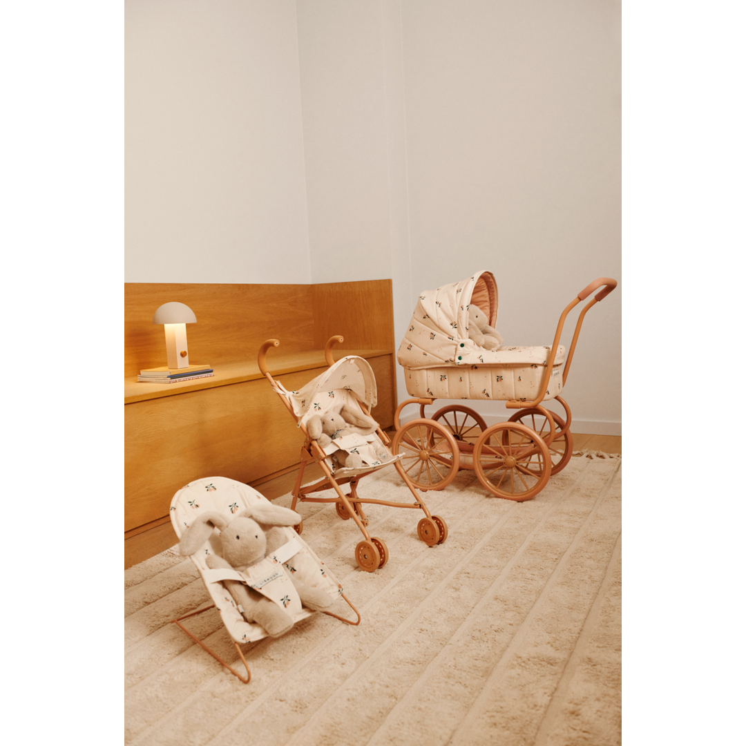 Liewood - Elsie Doll Stroller - Peach / Sea Shell - Mabel & Fox