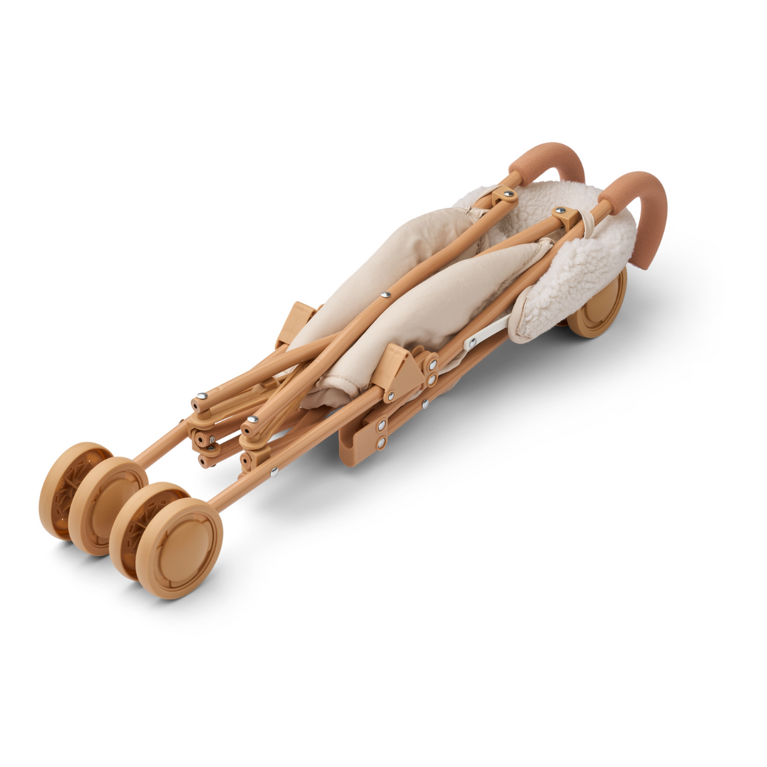 Liewood - Elsie Pile Doll Stroller - Sandy - Mabel & Fox
