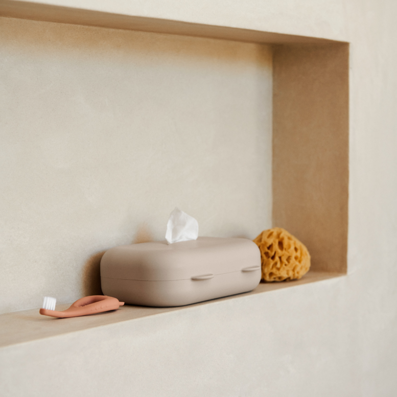 Liewood - Emi Wet Wipes Cover - Sandy - Mabel & Fox