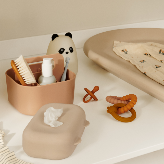 Liewood - Emi Wet Wipes Cover - Sandy - Mabel & Fox