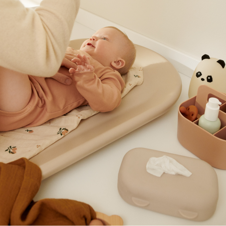 Liewood - Emi Wet Wipes Cover - Sandy - Mabel & Fox