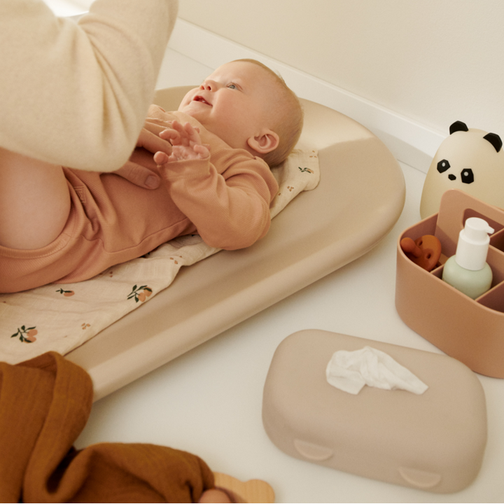 Liewood - Emi Wet Wipes Cover - Sandy - Mabel & Fox