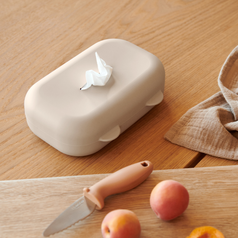 Liewood - Emi Wet Wipes Cover - Sandy - Mabel & Fox