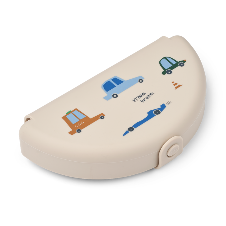 Liewood - Eugene Foldable Snack Box - Cars / Sandy - Mabel & Fox
