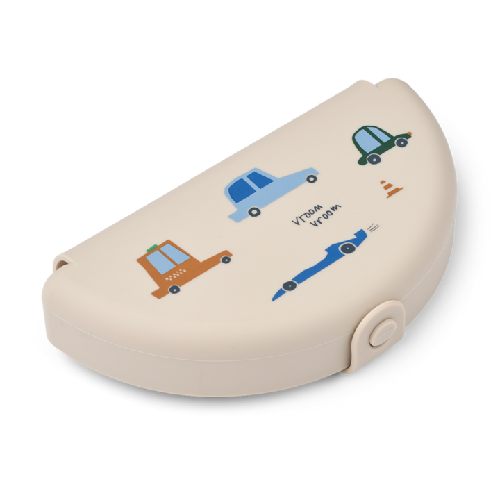 Liewood - Eugene Foldable Snack Box - Cars / Sandy - Mabel & Fox