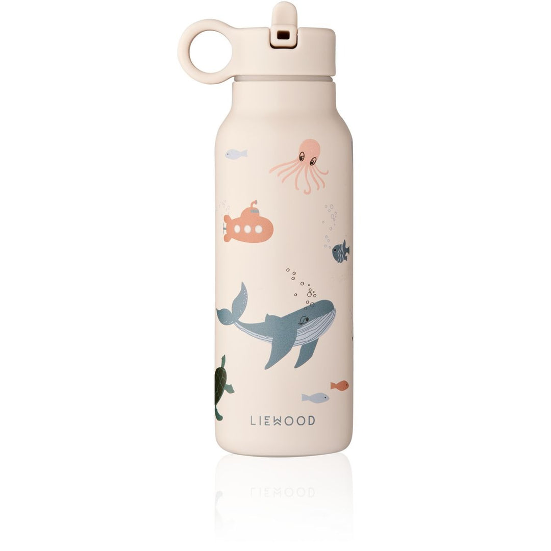 Liewood - Falk Water Bottle - Sea Creature / Sandy - Mabel & Fox
