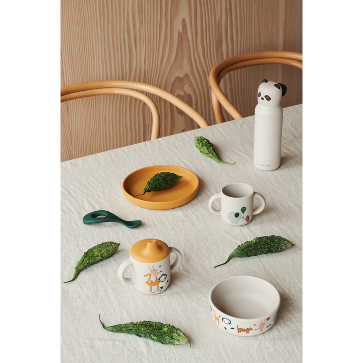 Liewood - Falk Water Bottle - With Panda Lid - 350 ml - Mabel & Fox