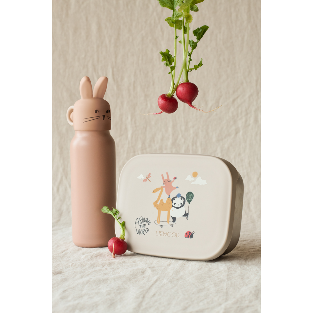 Liewood - Falk Water Bottle - With Rabbit Lid - 350 ml - Mabel & Fox