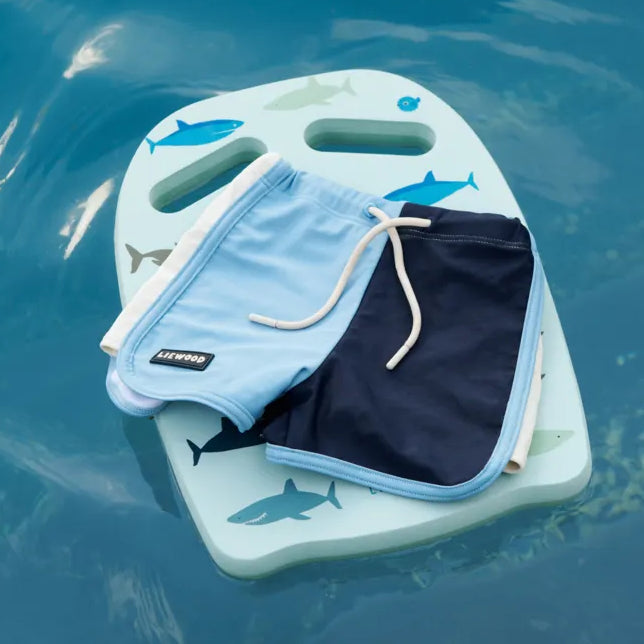 Liewood – Hayden Swim Board – Shark/Dove blue - Mabel & Fox