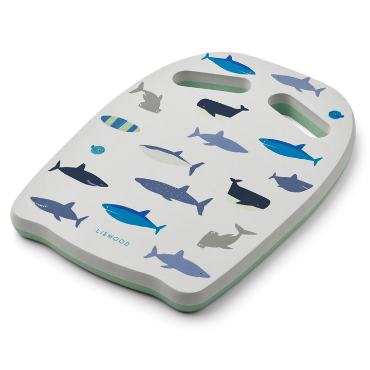 Liewood – Hayden Swim Board – Shark/Dove blue - Mabel & Fox