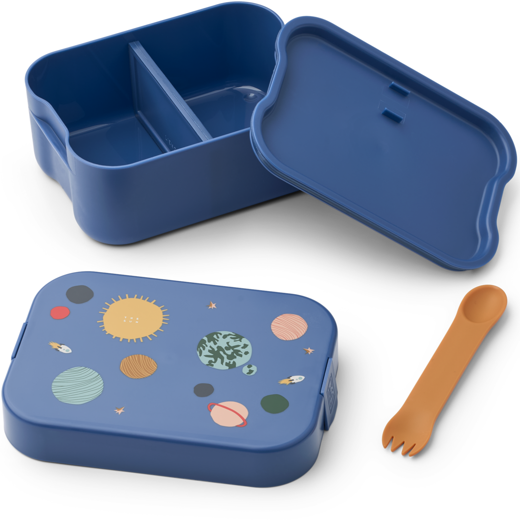 Liewood - Kamil Lunchbox - Universe / Classic Navy - Mabel & Fox