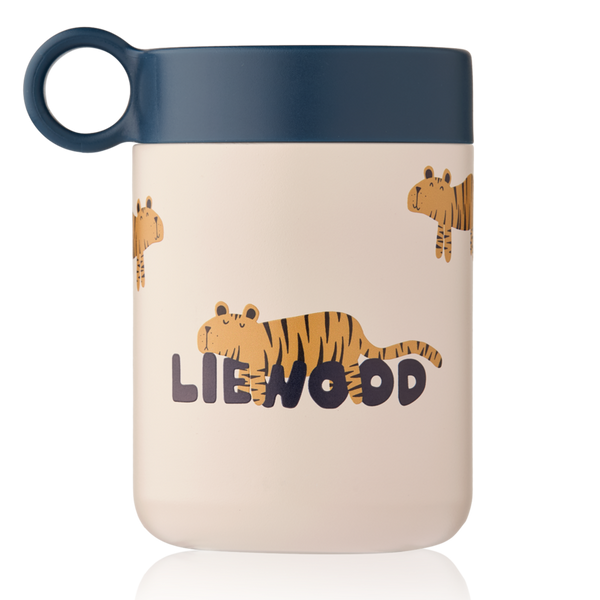 Liewood - Kiani Printed Food Jar - Tiger / Sandy - Mabel & Fox