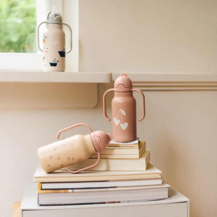 Liewood - Kimmie Bottle - Mini Butterfly / Apple Blossom - Mabel & Fox