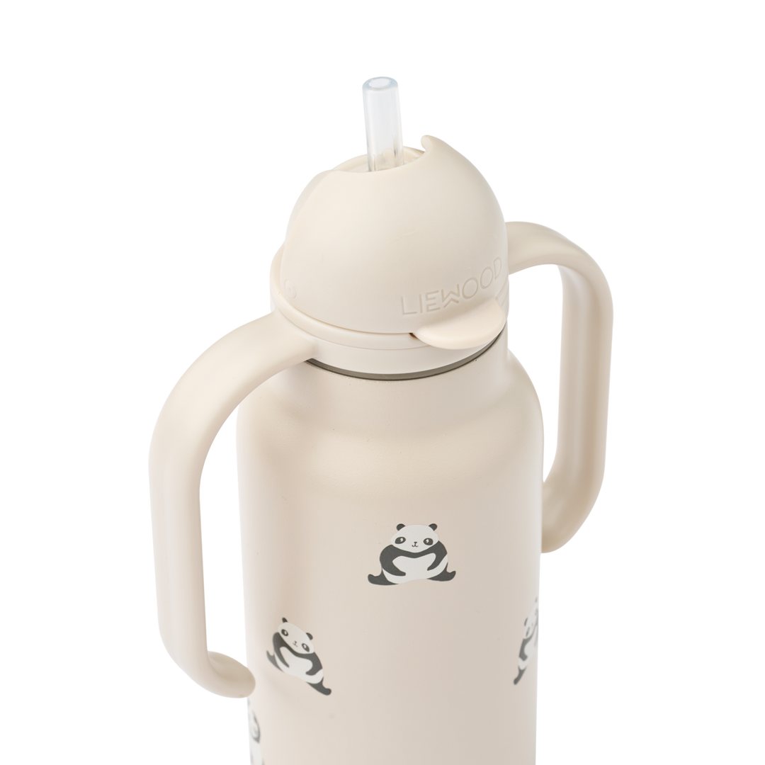 Liewood - Kimmie Bottle - Mini Panda / Sandy - Mabel & Fox