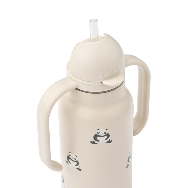 Liewood - Kimmie Bottle - Mini Panda / Sandy - Mabel & Fox