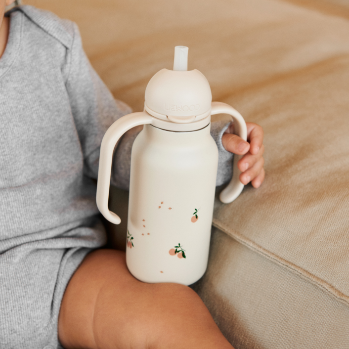 Liewood - Kimmie Bottle - Peach / Sea Shell - Mabel & Fox