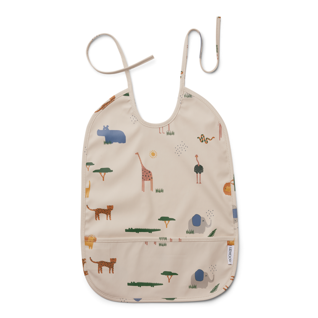 Liewood - Lai Bib - Safari Sandy Mix - Mabel & Fox