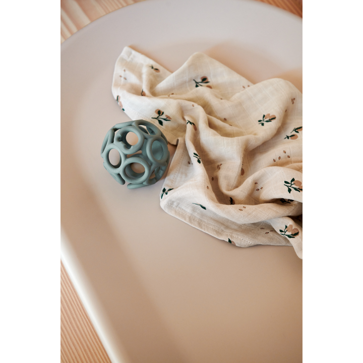 Liewood - Lewis Muslin Cloths - Peach / Sea Shell Mix (2 Pack) - Mabel & Fox