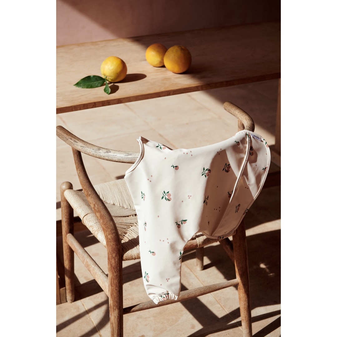 Liewood - Merle Cape Bib - Peach / Sea Shell Mix - Mabel & Fox