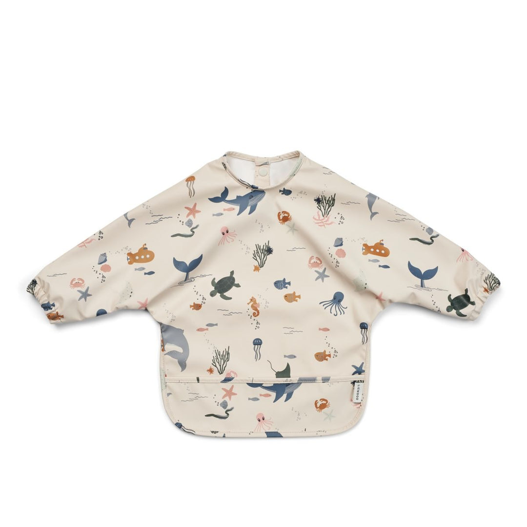 Liewood - Merle Cape Bib - Sea Creature / Sandy - Mabel & Fox