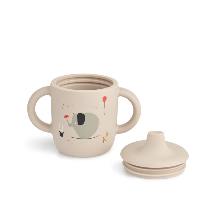 Liewood - Neil Sippy Cup - Circus / Sandy - Mabel & Fox
