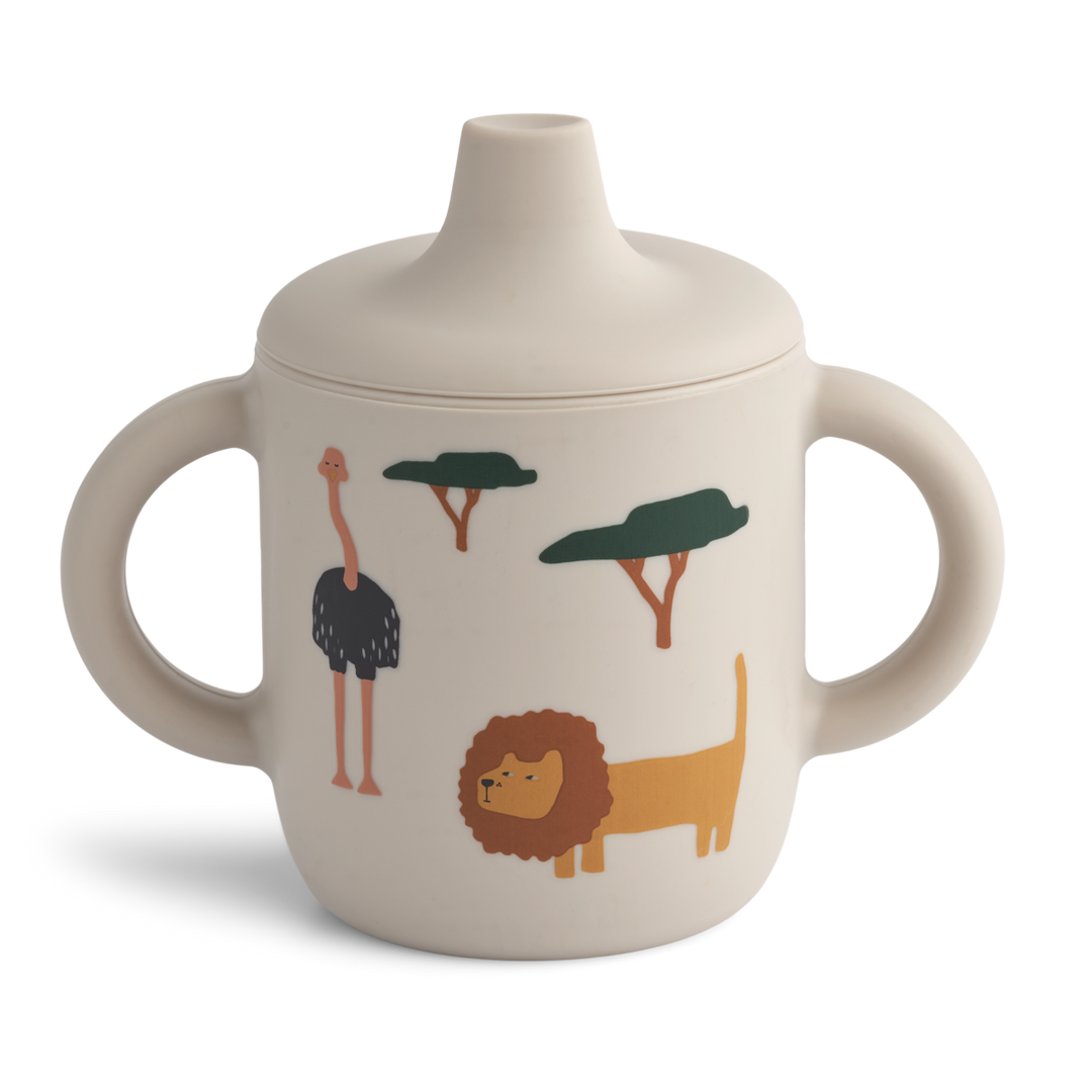 Liewood - Neil Sippy Cup - Safari Sandy Mix - Mabel & Fox