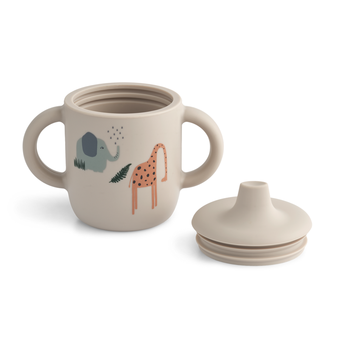 Liewood - Neil Sippy Cup - Safari Sandy Mix - Mabel & Fox