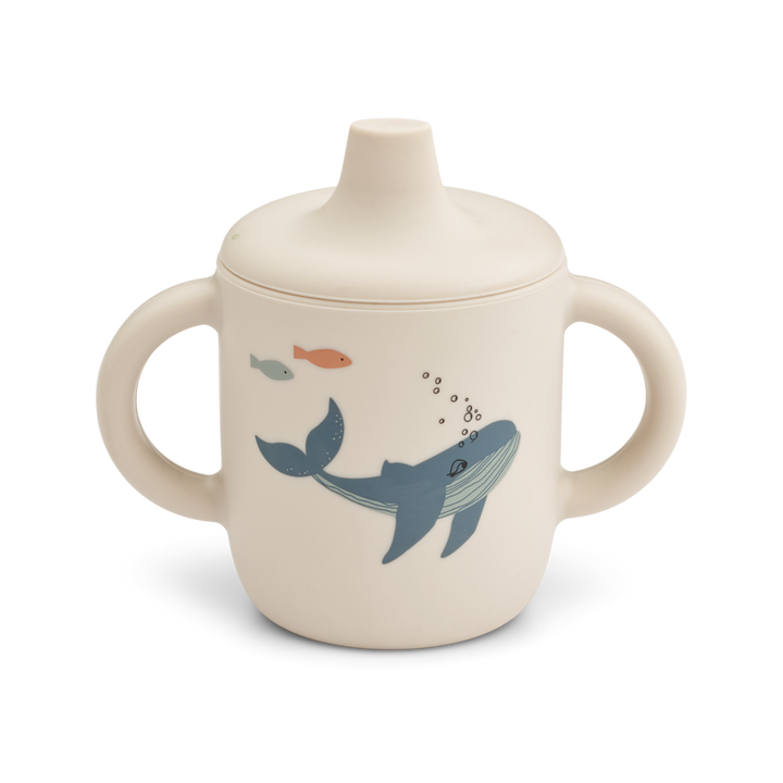 Liewood - Neil Sippy Cup - Sea Creature / Sandy - Mabel & Fox