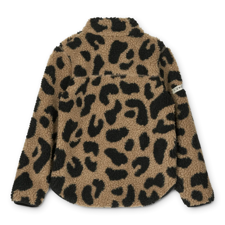 Liewood - Nolan Pile Jacket - Mega Leo / Oat Mix - Mabel & Fox