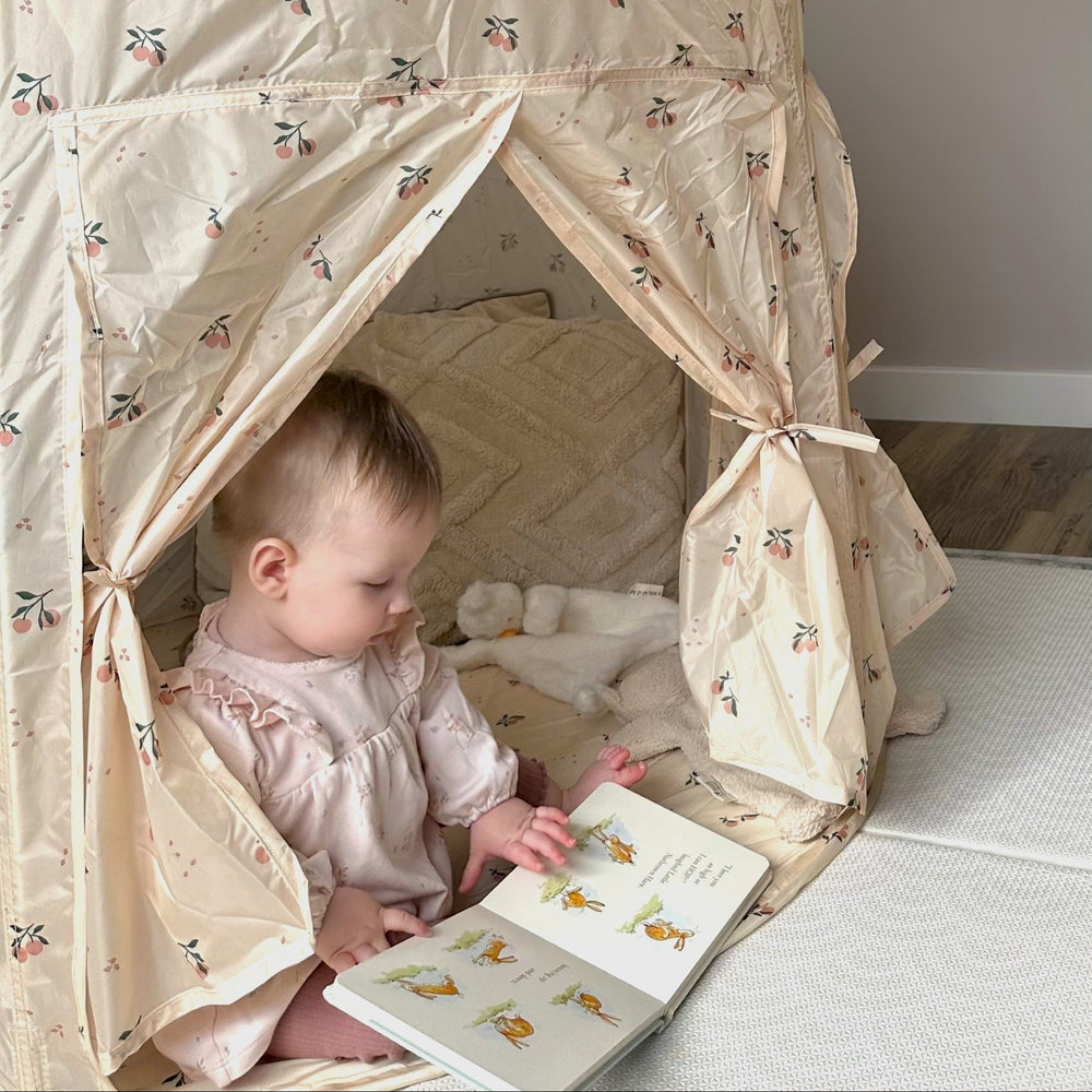 Liewood - Oaks Pop Up Playtent- Peach / Sea shell - Mabel & Fox