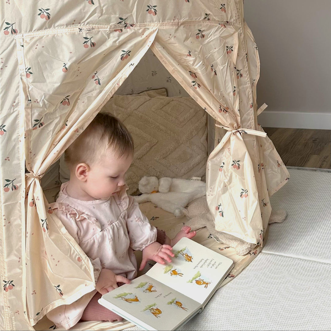 Liewood - Oaks Pop Up Playtent- Peach / Sea shell - Mabel & Fox