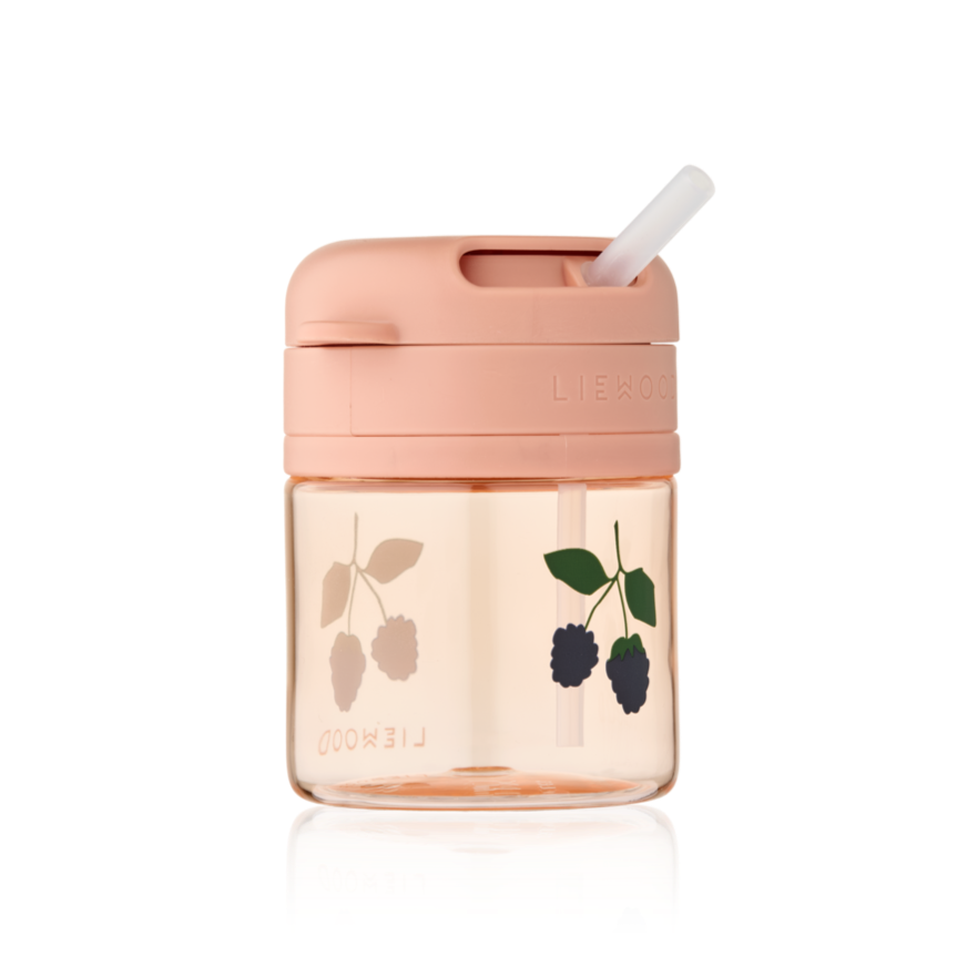 Liewood - Pavia Tritan Straw Cup - Berry / Pale Tuscany - Mabel & Fox